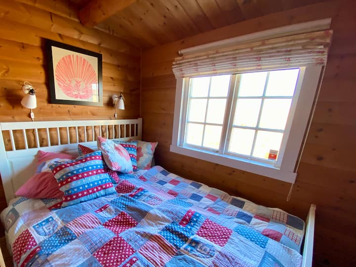 غرفة نوم أغسطس بسرير 160 × 200 سم وشاشة تلفزيون 55 بوصة وبلاي ستيشن 4