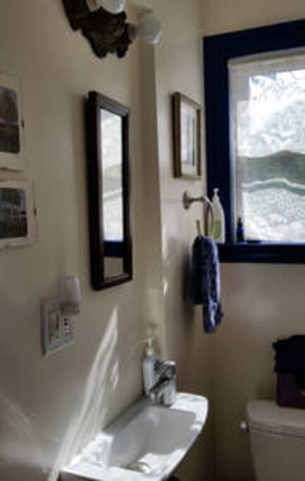 Half bath off kitchen