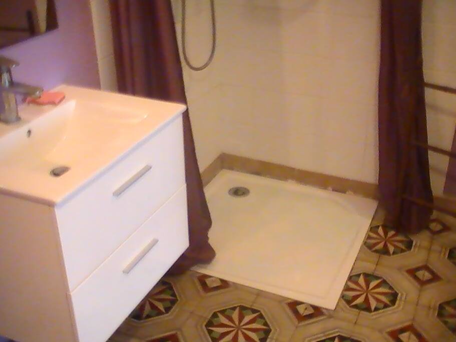 salle de bain chambre double