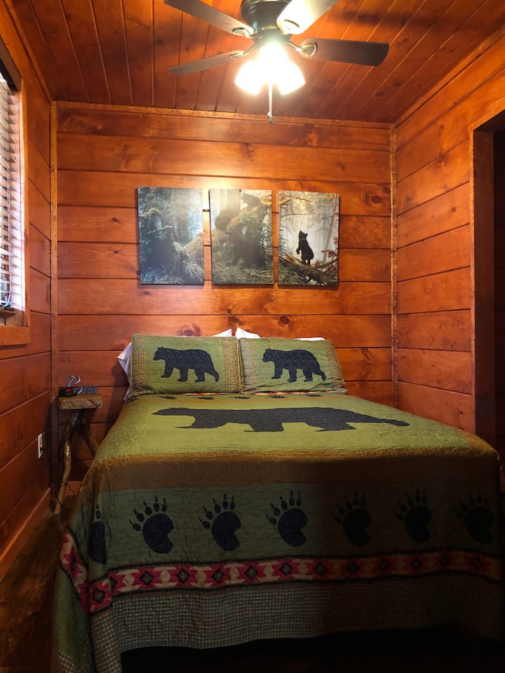 Downstairs Bedroom with Full Bed