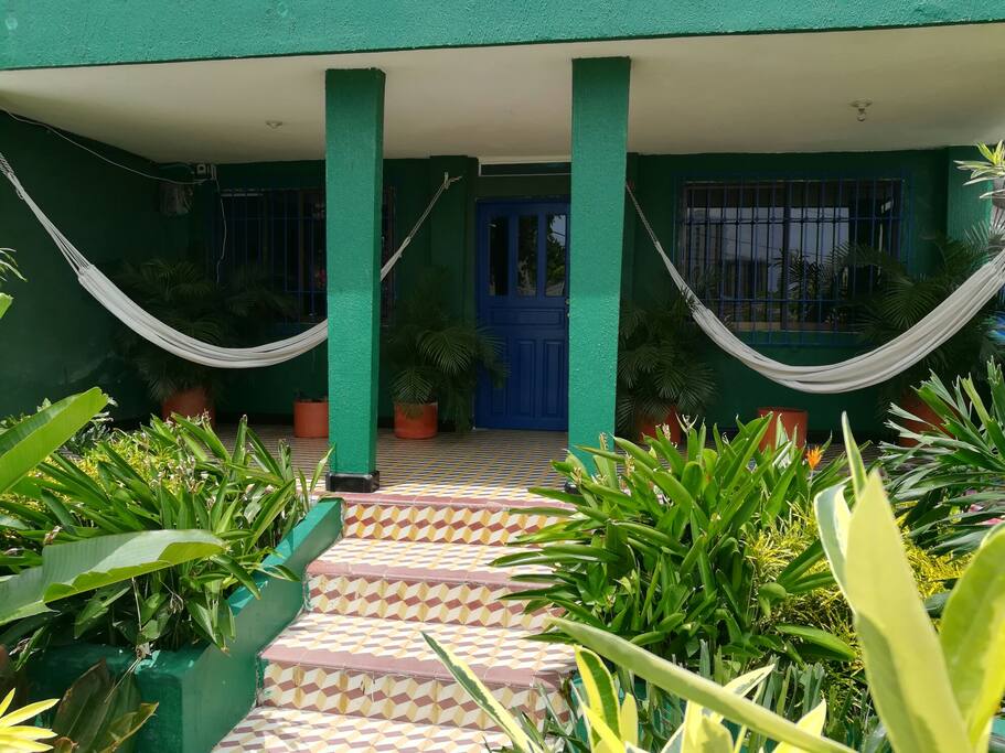 The entrance to our house