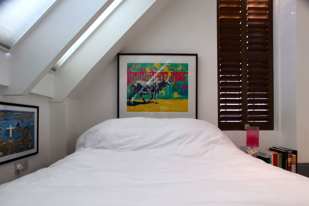 Comfy Double bed.