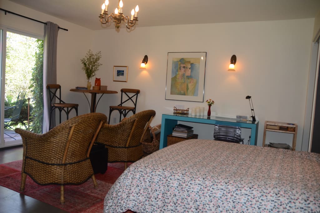 Your private suite is approx 225 sf/20sm