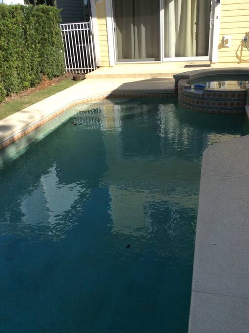 Private pool and spa.