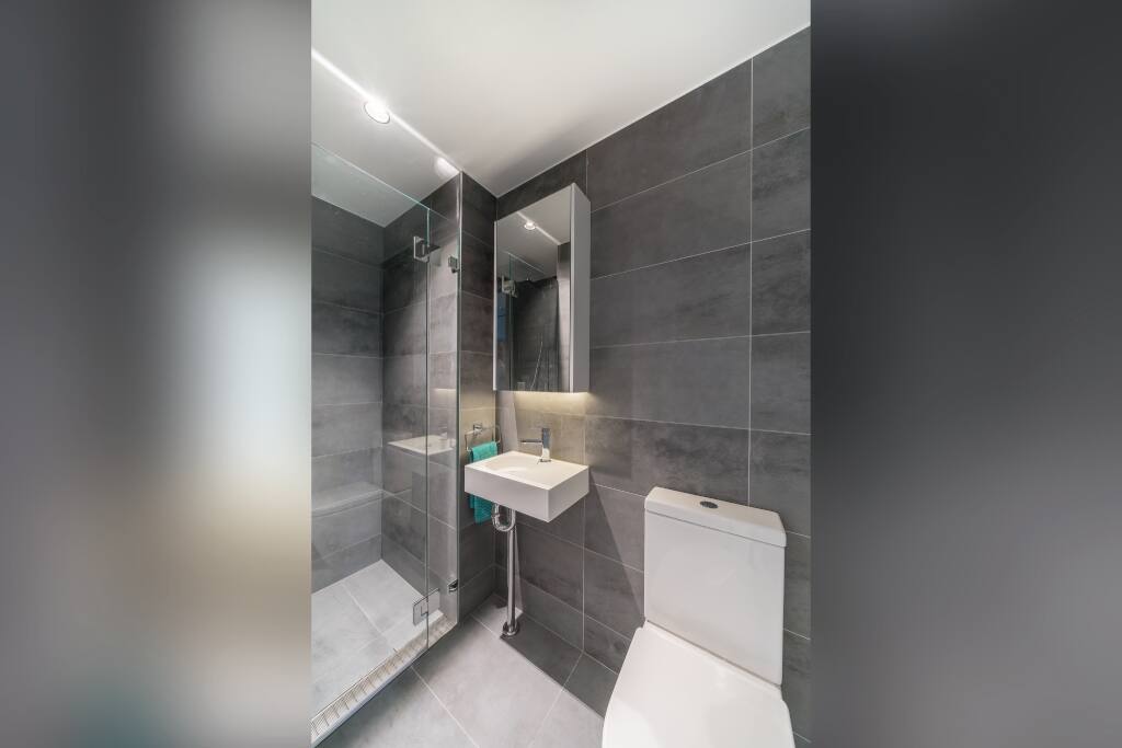 Bathroom of similar configuration