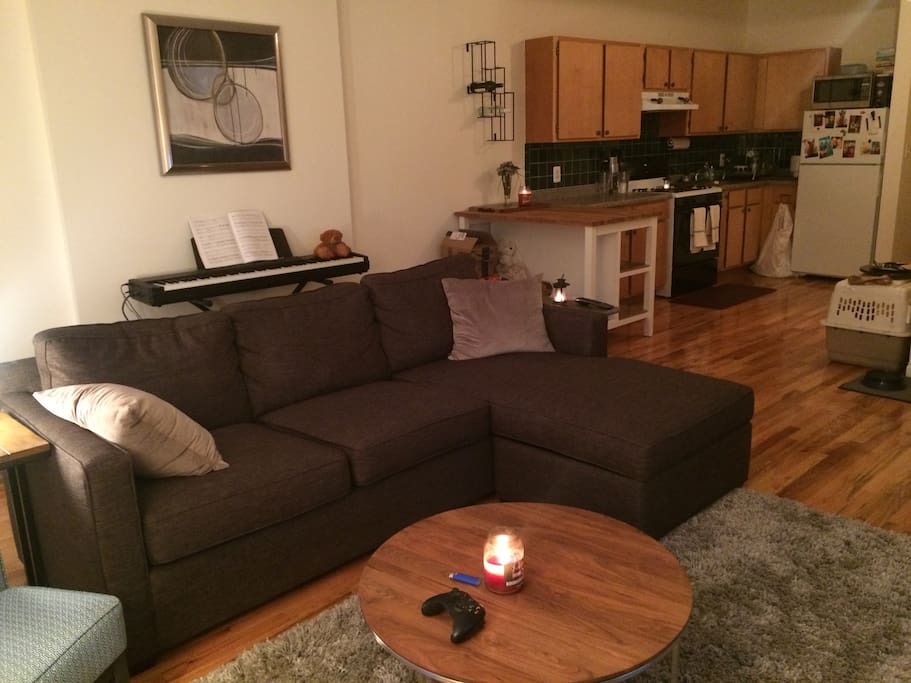 Living Room and Kitchen