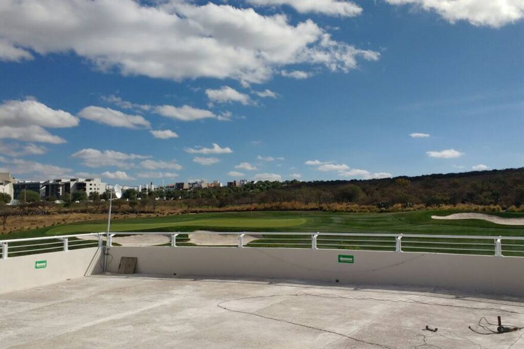 Vista al campo de golf