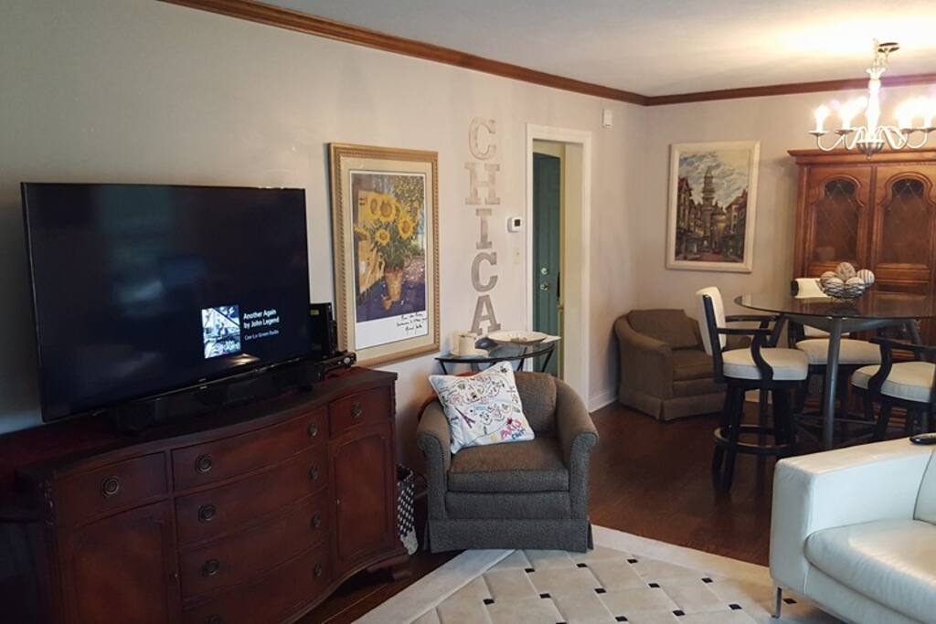 Living area + Dining