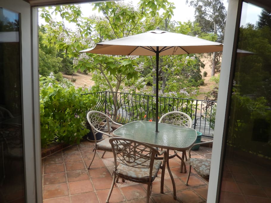 patio off the dining room