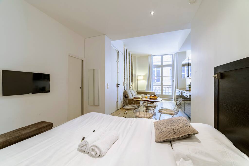 The sleeping area