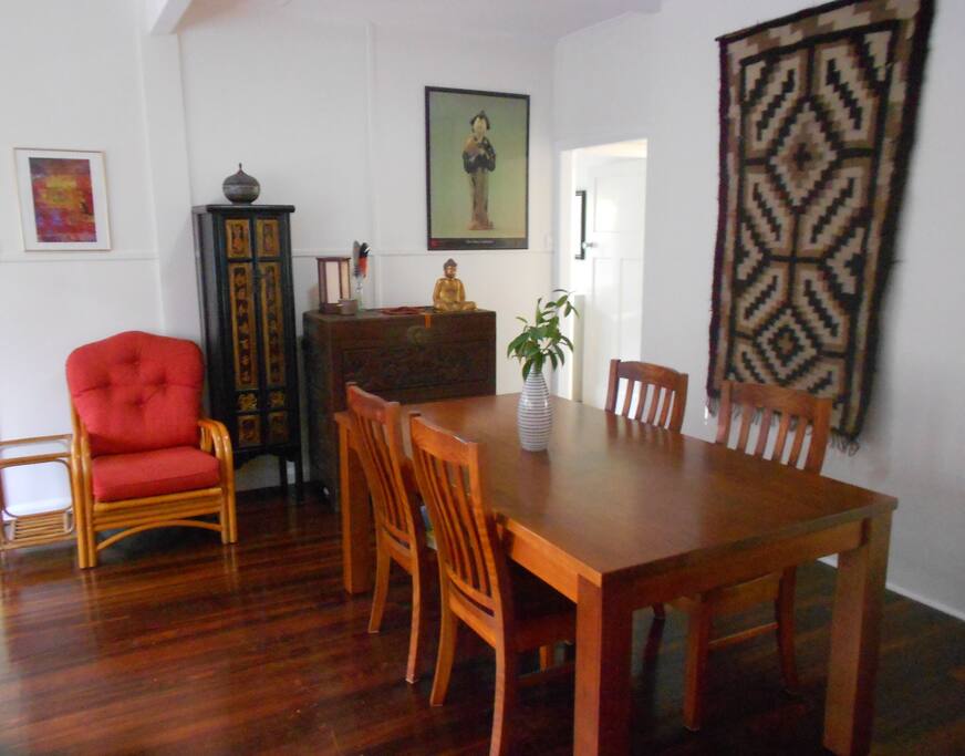 Dining inside