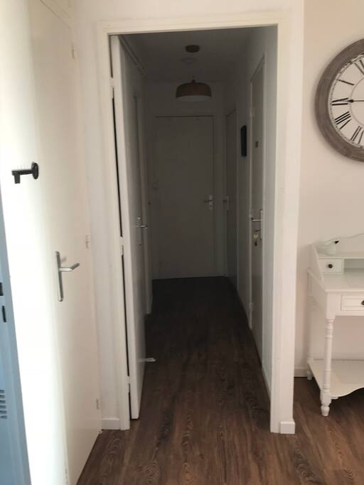 Corridor to the Bedrooms and Bathroom.