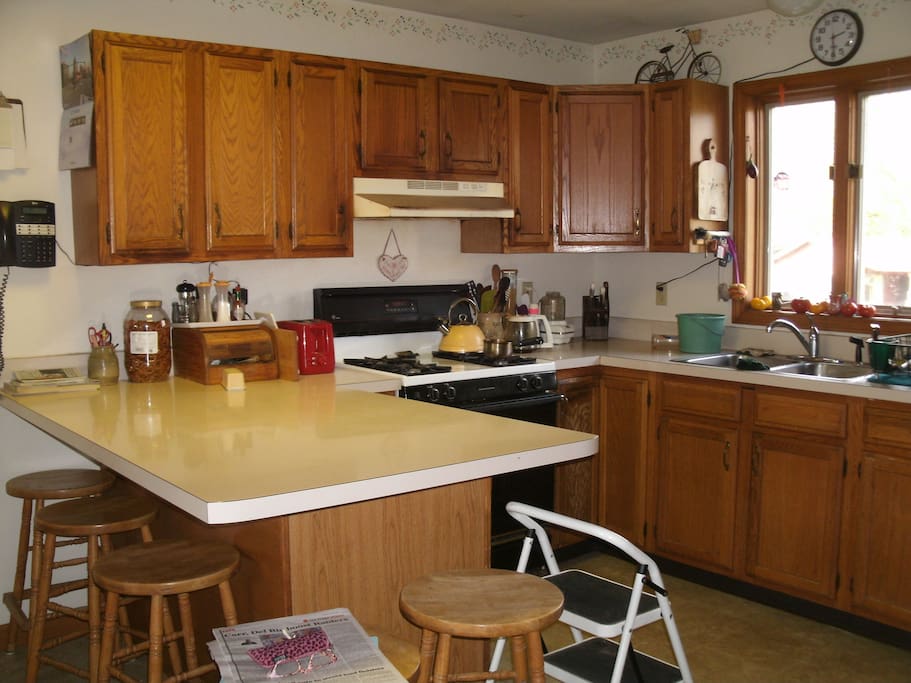 Shared kitchen area