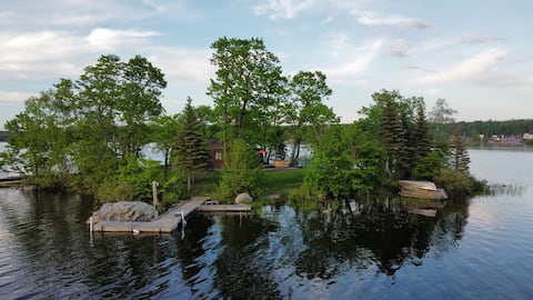 Island Cabin in Orr MN