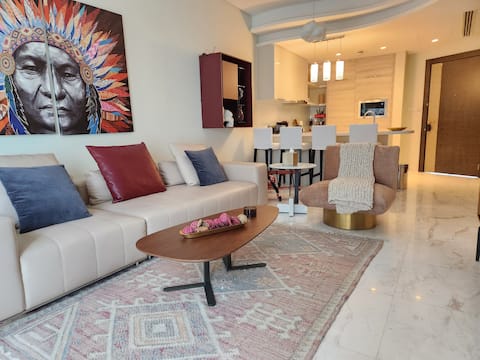 Four Seasons view, PS5, 100mbs Internet, Netflix.