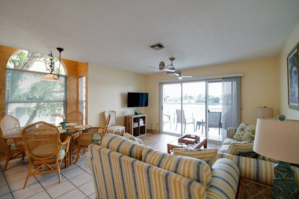 beachinn water views and dock apt. a Houses for Rent in Indian Rocks