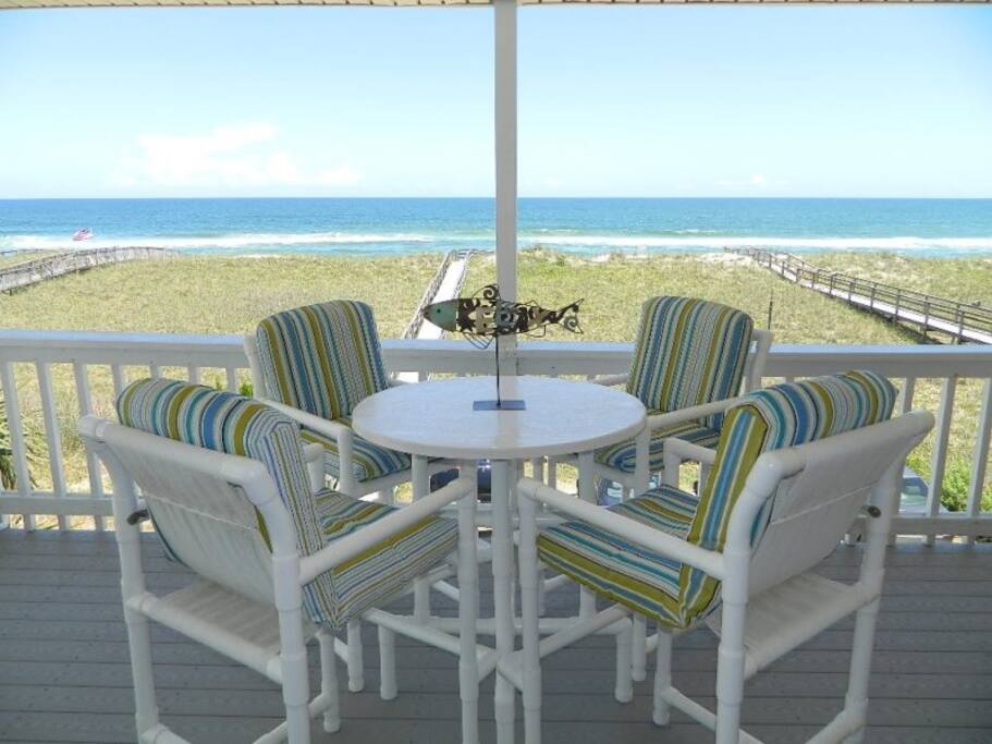 Lunch on the deck today.