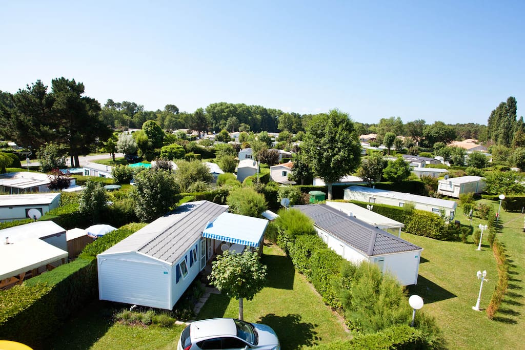 Des mobilhomes en marguerite