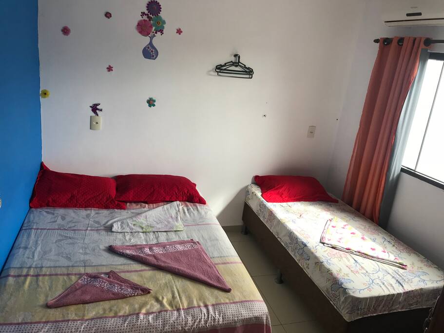 Cama de casal e solteiro
