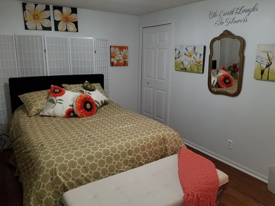 Relax in this bright, peaceful setting. Bedroom #1