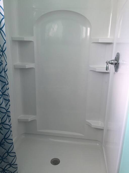 New shower