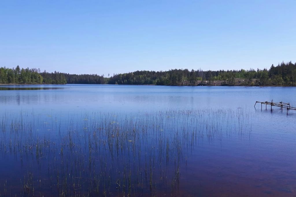 "Haussee" Kvesen wunderschön und Fischreich
