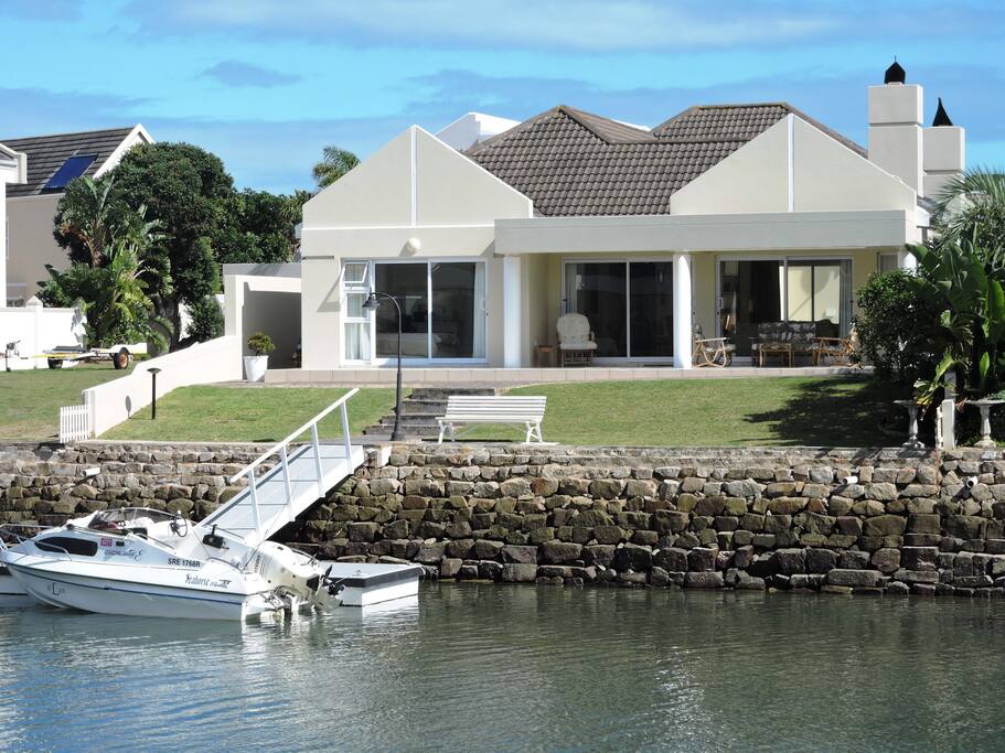 View of house from the canal