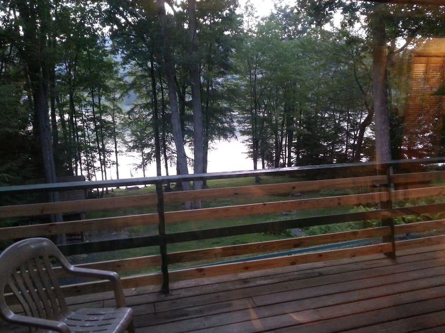View from back deck