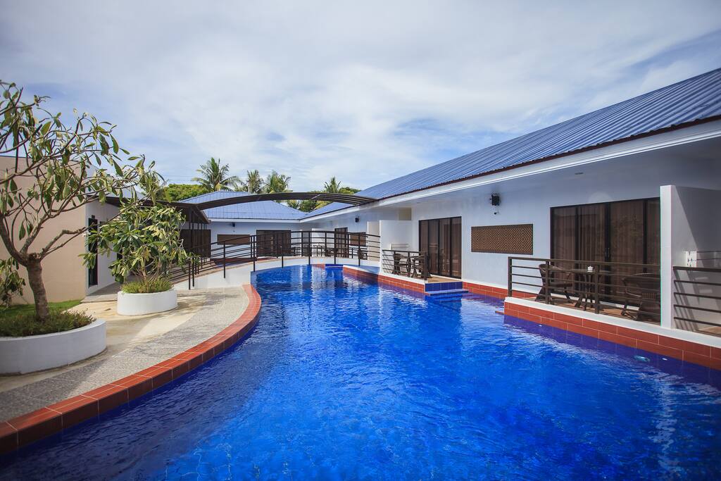 Pool view from the balcony