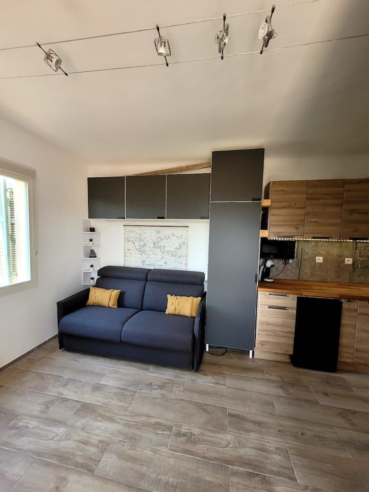 Studio à 600m De La Plage à Pied Parking Climatisé - Villeneuve-Loubet