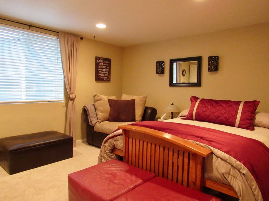 Spacious bedroom