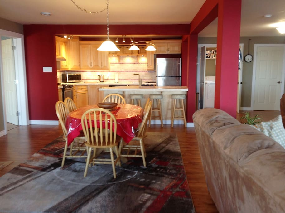 Kitchen dining living room