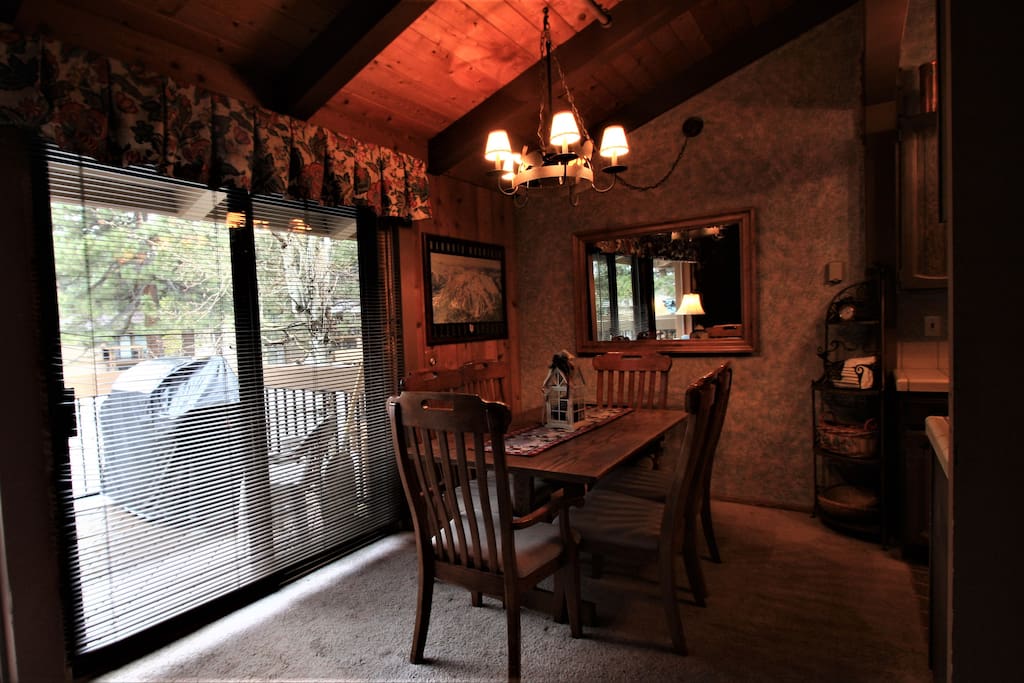 Dining Area Seats Six. BBQ Off Of Balcony