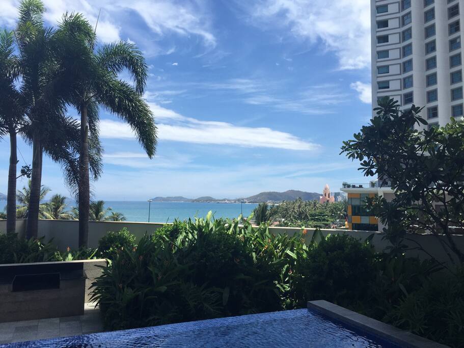 A view from the residence
