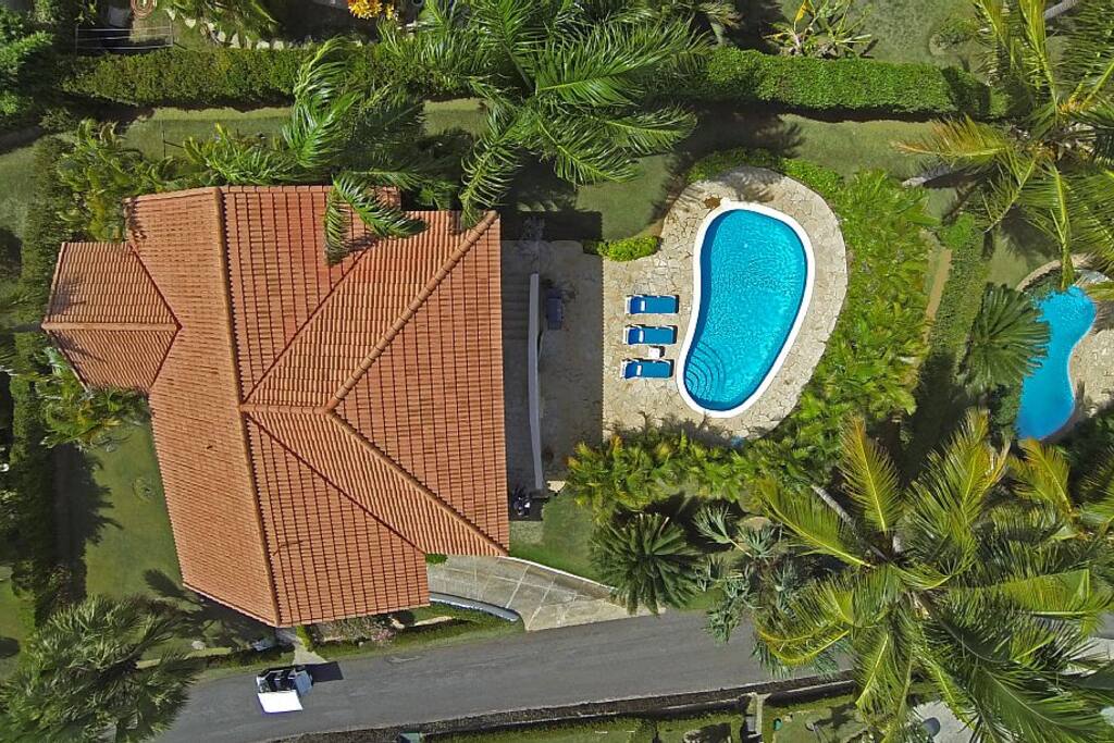 Aerial View of Villa