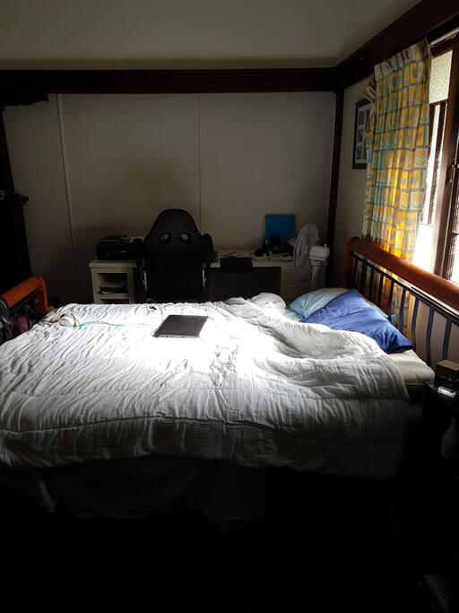 Bed and window wall