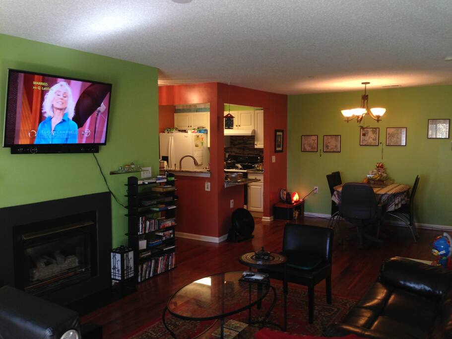 Living Room with Kitchen beyond