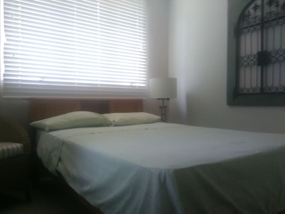 Full sized bed holds 2