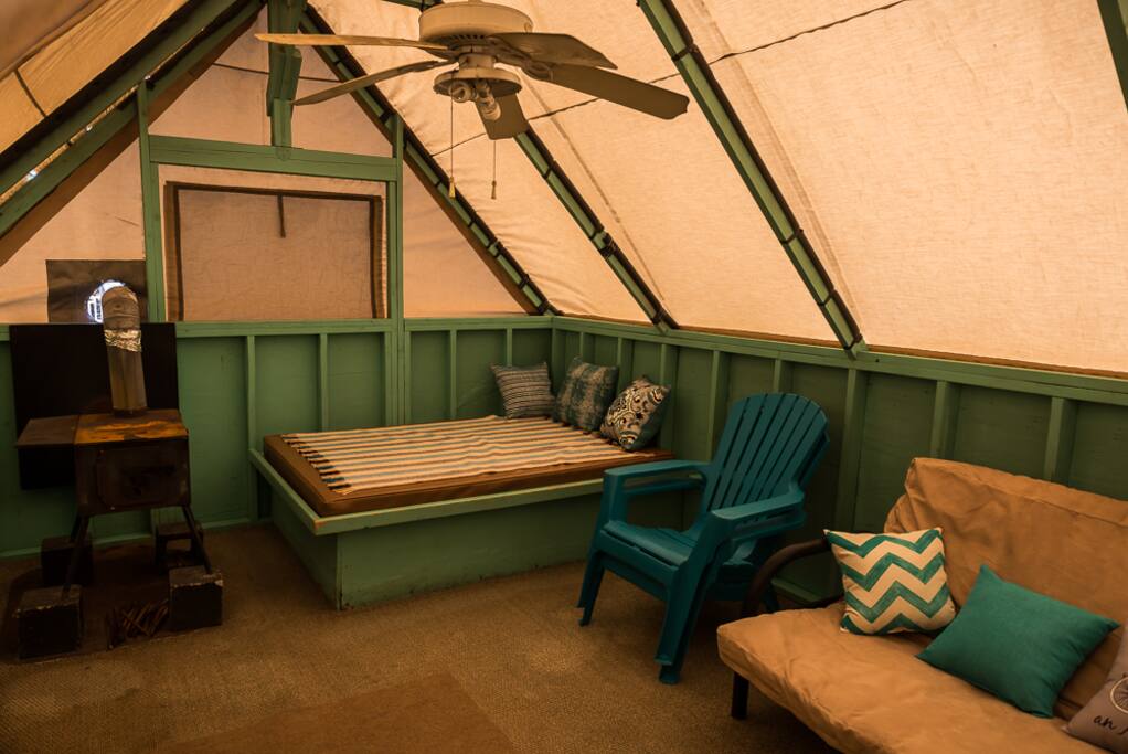 Inside of Pioneer Eco-Cabin
