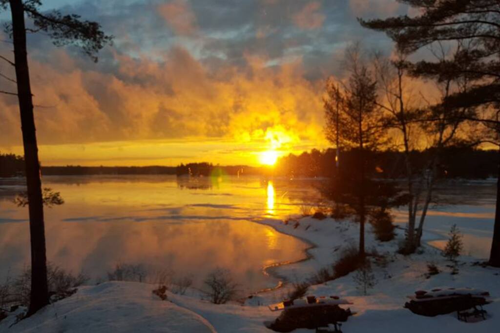 Winter sunset