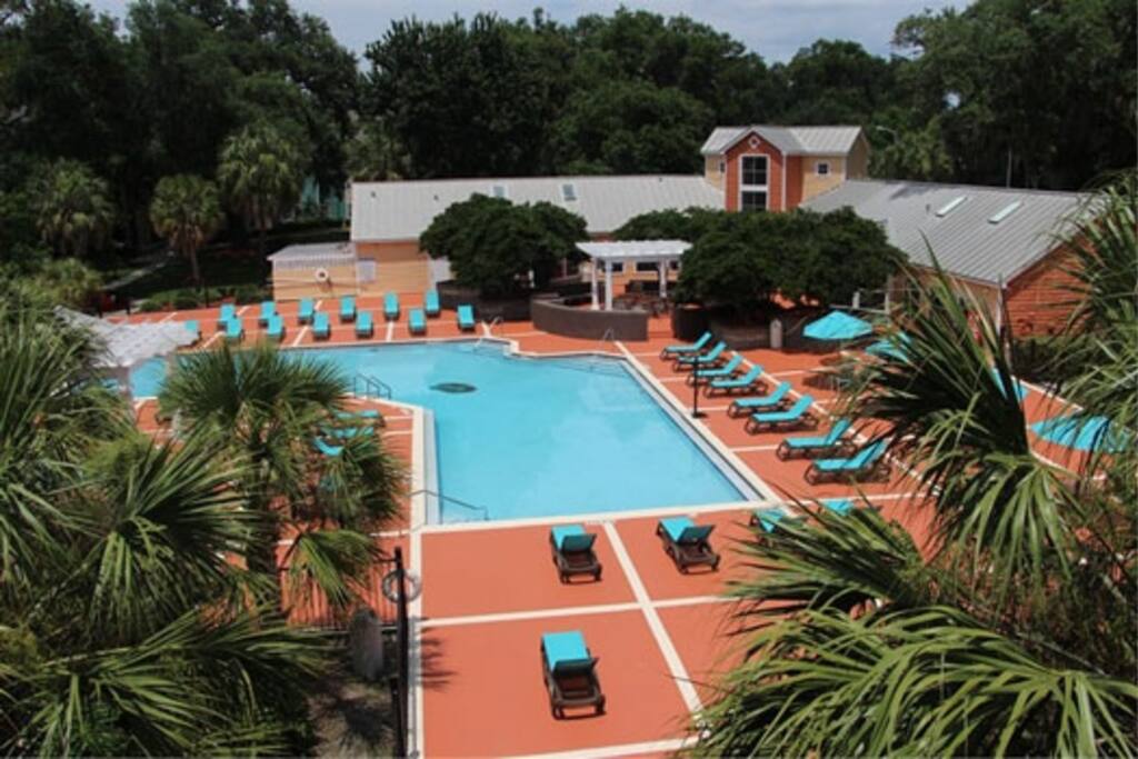 Pool and clubhouse.