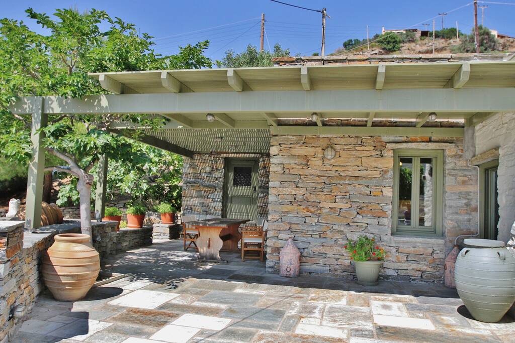 The terrace