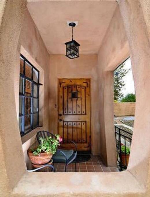 Lovely entrance door.
