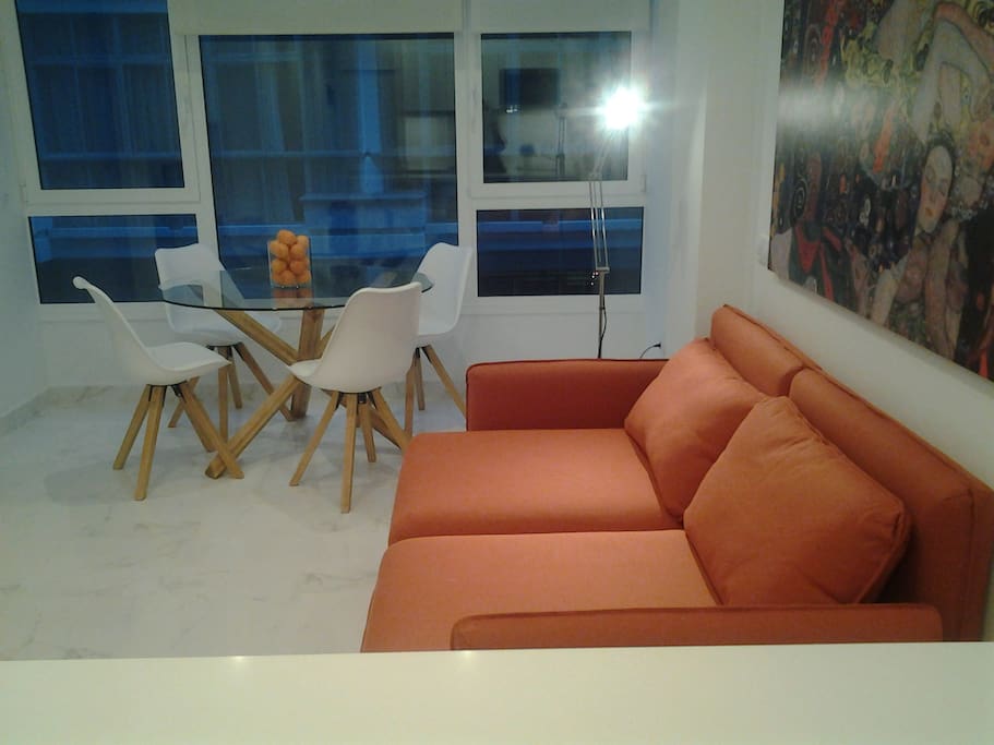 Zona salón-estar comedor