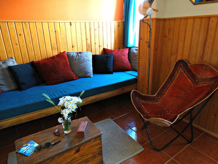 Take a sit together and relax...