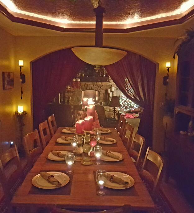 Formal dining room.