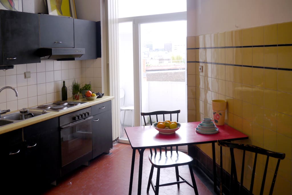 Cuisine avec balcon
