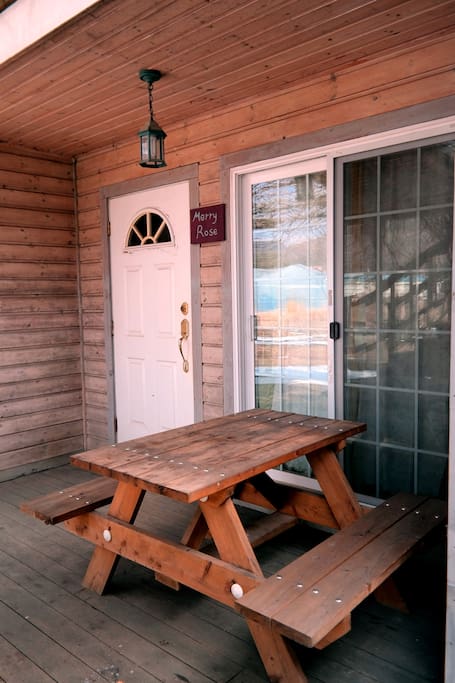 Outside table