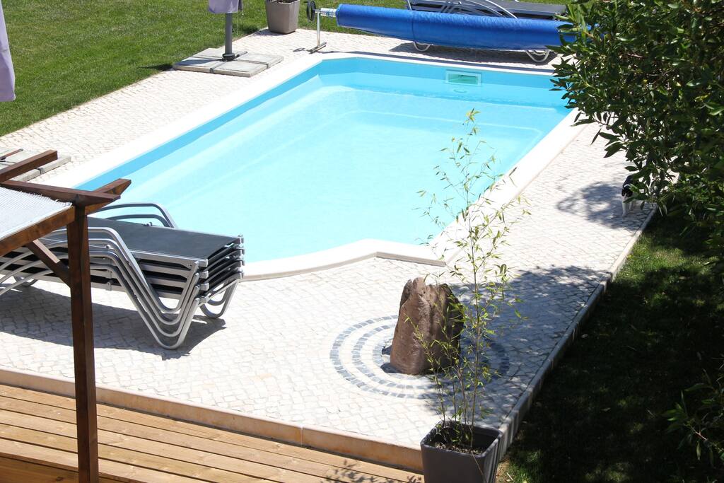 Swimming pool with Zen garden!