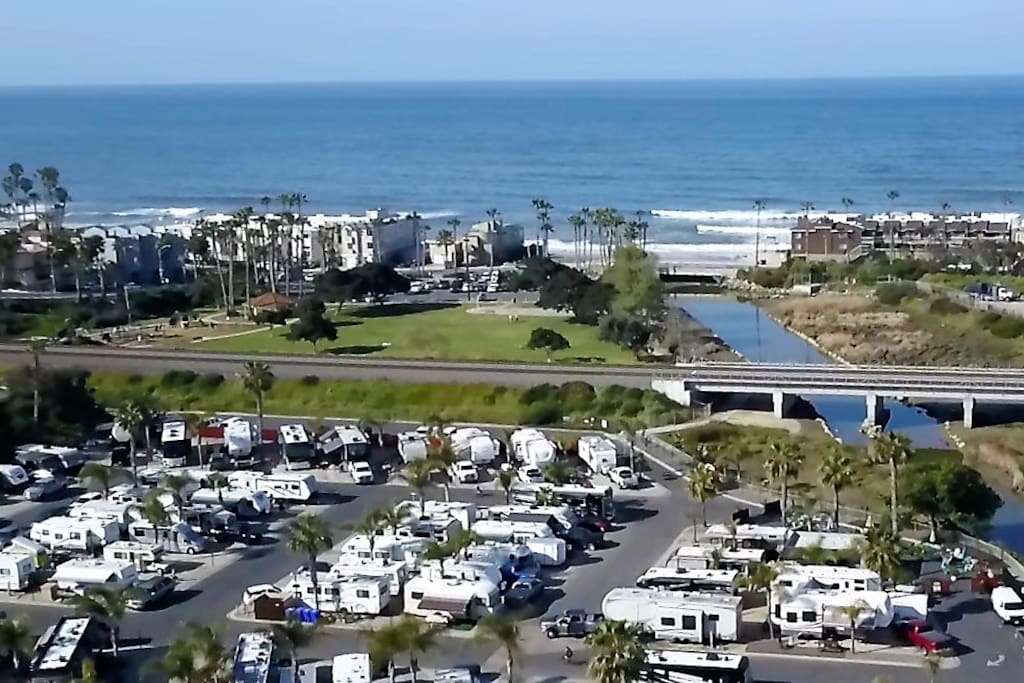Walk to the beach...next to playground.